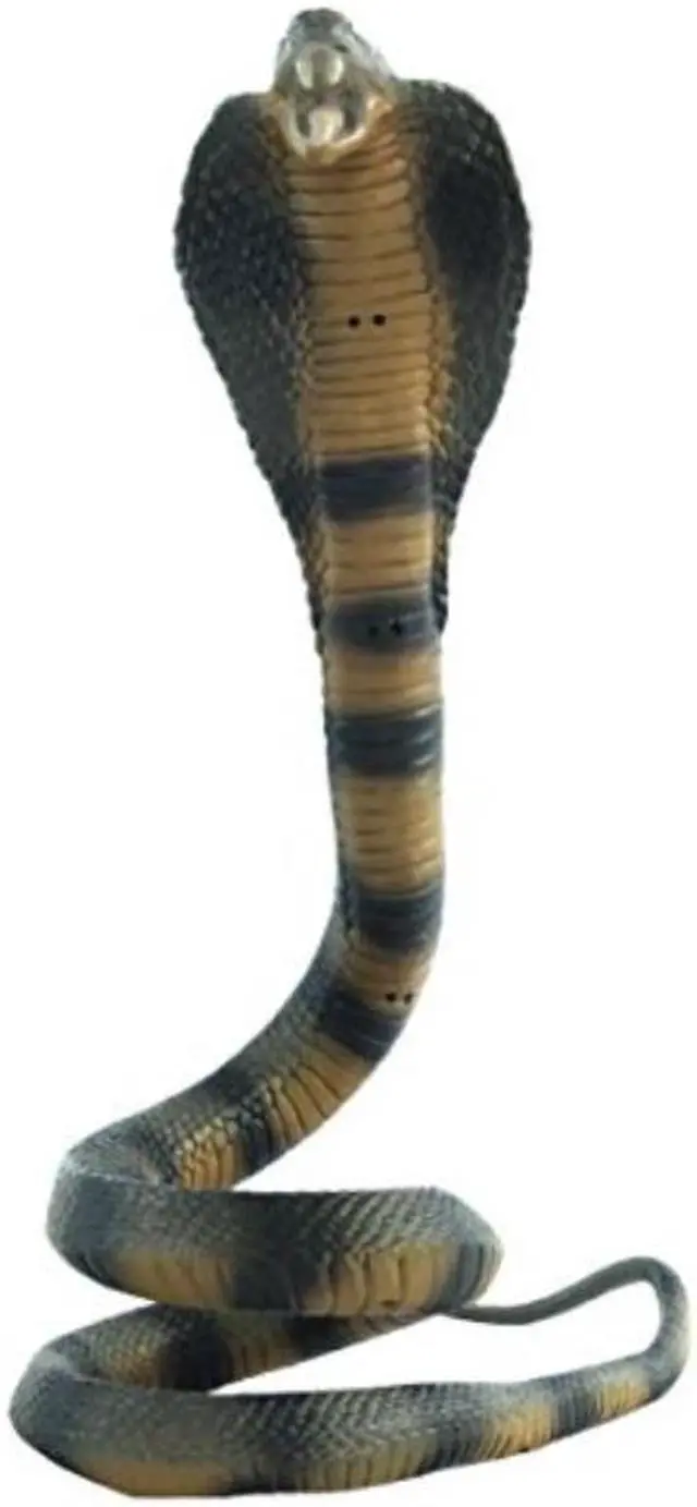 Alt view image 6 of 13 - Safari 260329 Posable Coiling Cobra Animal Figure