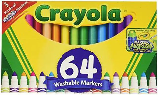 Alt view image 6 of 20 - Crayola 64ct Marker Collection