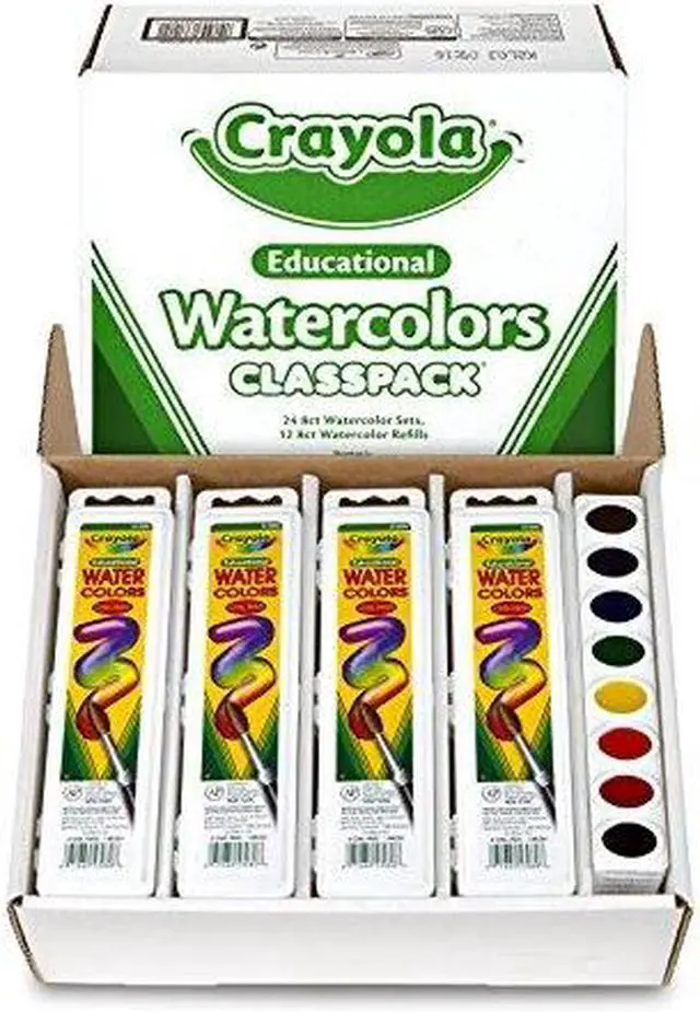 Alt view image 8 of 15 - Crayola Classpack Washable Painting Kit 53-8101