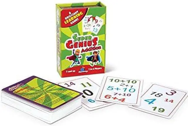 Alt view image 8 of 15 - Super Genius - Addition - Card Game by Blue Orange Games (01301)