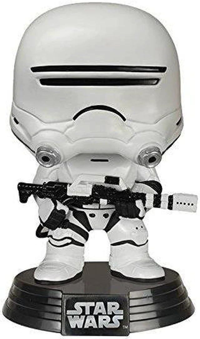 Alt view image 8 of 13 - Star Wars The Force Awakens Funko POP Vinyl Figure First Order Flametrooper