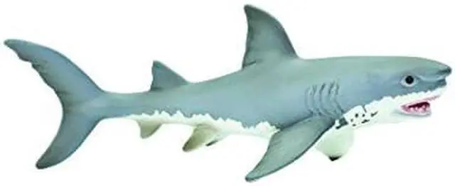 Alt view image 3 of 9 - Safari 275029 Great White Shark Animal Figure