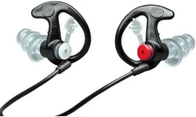 Alt view image 3 of 17 - SureFire EP4-BK-SPR Small Black Sonic Defenders Plus Hearing Protector