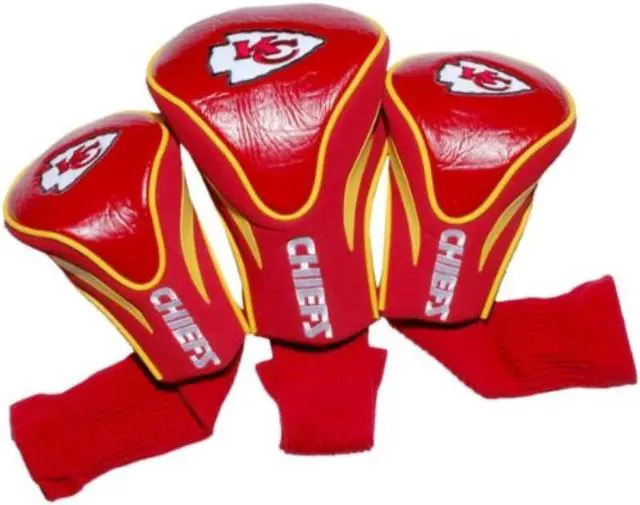 Alt view image 5 of 7 - Team Golf 31494 Kansas City Chiefs 3 Pack Contour Fit Headcover