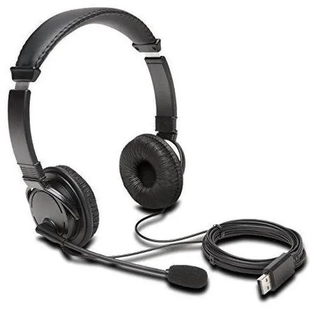 Alt view image 4 of 18 - Kensington HE K97601WW USB Hi-Fi Headphones with Mic