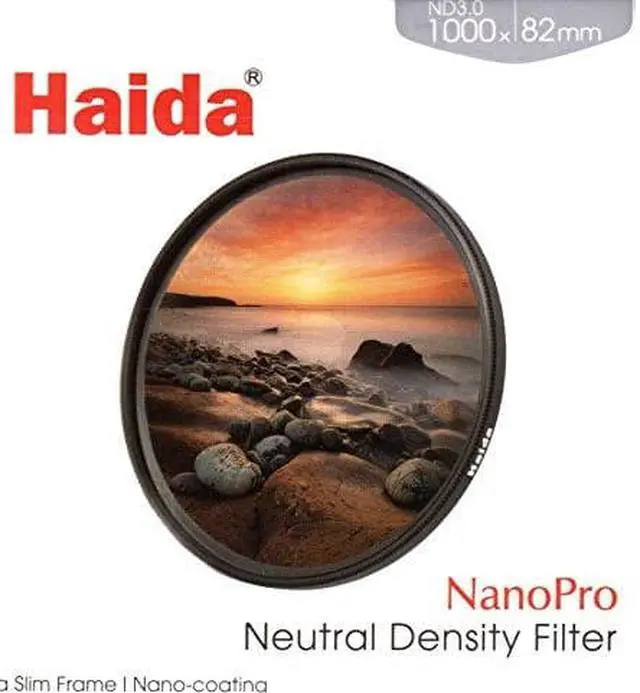 Alt view image 3 of 9 - Haida NanoPro MC 82mm 1000x (3.0) Neutral Density Multi Coated Glass Filter