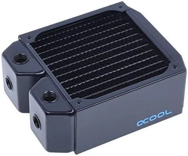 Alt view image 15 of 17 - Alphacool NexXxos UT60 Full Copper Radiator 120, 120mm x 1, Single Fan, Black