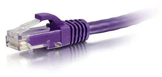Alt view image 4 of 5 - C2G 04032 Cat6 Cable - Snagless Unshielded Ethernet Network Patch Cable, Purple (20 Feet, 6.09 Meters)