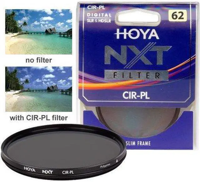 Alt view image 5 of 10 - Hoya 62mm NXT Circular Polarizer Filter