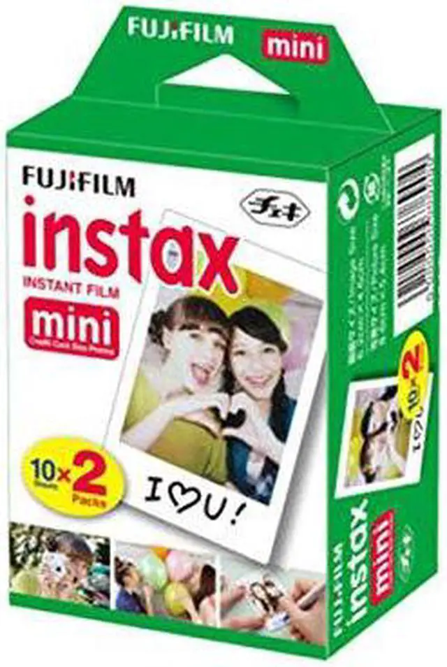 Alt view image 5 of 6 - Fujifilm INSTAX Mini Instant Film 2 Pack = 20 SHEETS (White) For Fujifilm Mini 8 & Mini 9 Cameras