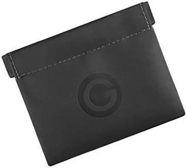 Alt view image 4 of 12 - Geekria Soft Leather Earbud Pouch Case _ Universal Headphone Protection Bag _ Squeeze Coin Pouch _ Earphone Portable Travel B