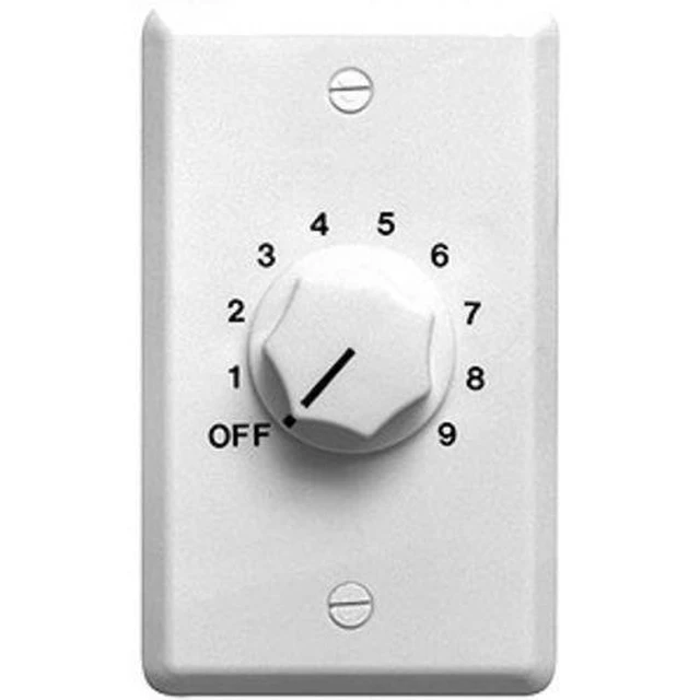 Alt view image 2 of 4 - SPECO SPC-WAT10W 10W 70/25V ATTENUATOR WHITE WALLPLATE