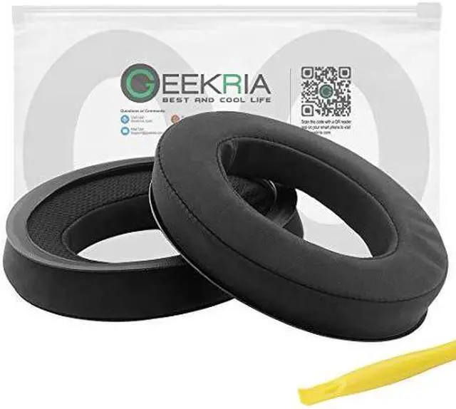 Alt view image 8 of 8 - Geekria Comfort Velour Replacement Ear Pads for Sennheiser HD598, HD598SE, HD598CS, HD598SR, HD595 Headphones Ear Cushions, Headset Earpads, Ear Cups Repair Parts (Black)
