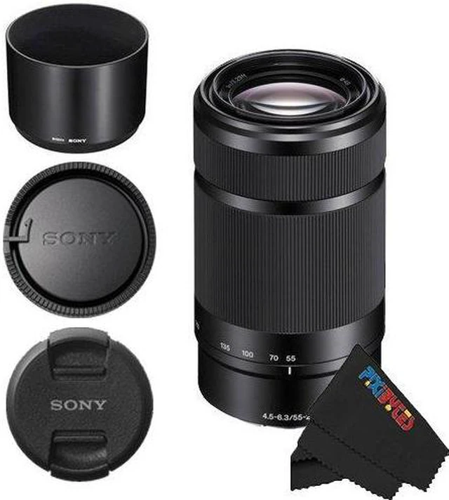 Alt view image 4 of 5 - Sony E-Mount 55-210mm F4.5-6.3 Lens for Sony E-Mount / NEX Cameras (Black) Frustration Free Packaging + PixiBytes Exclusive Microfiber Cleaning Cloth