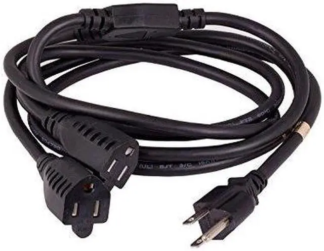 Main image of Cable Leader Power Cord Splitter Cable for 2 NEMA 5-15R to 1 NEMA 5-15P (72 inches / 16 AWG)