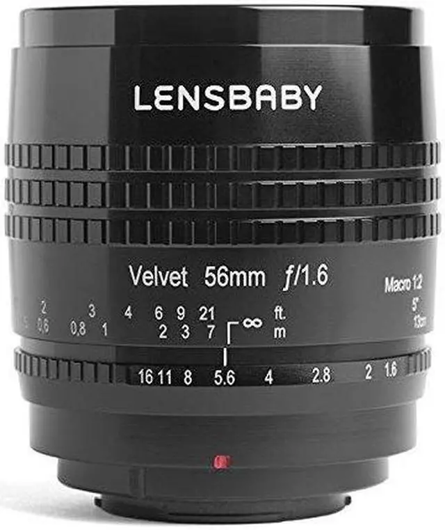 Alt view image 7 of 9 - Lensbaby Velvet 56 56mm f/1.6 Macro Lens for Sony E, Black #LBV56BX