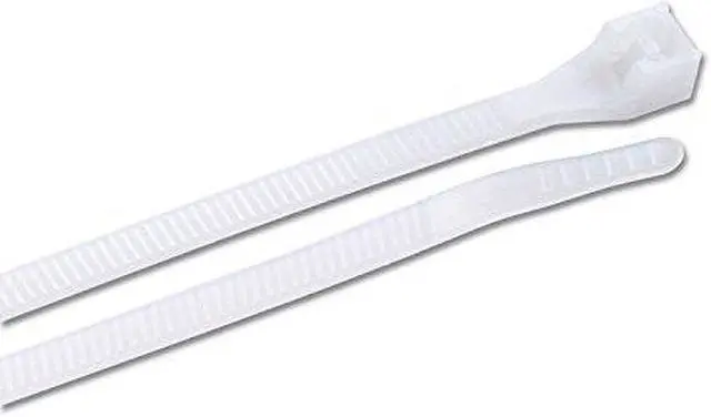 Alt view image 10 of 10 - Standard Cable Ties with Doublelock, 75 Lb Tensile Strength, 8 In, Natural, 1,000/Bag