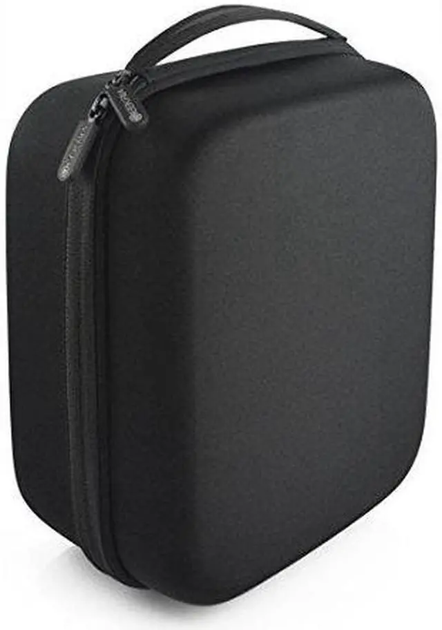 Alt view image 8 of 9 - Geekria Shield Case for Large Sized Over-Ear Headphones, Replacement Protective Hard Shell Travel Carrying Bag with Cable Storage, Compatible with Beyerdynamic DT 880 Pro, AKG K701 (Drak Grey)