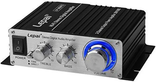 Alt view image 2 of 7 - lepai lp2020ti digital hifi audio mini class d stereo amplifier with power supply