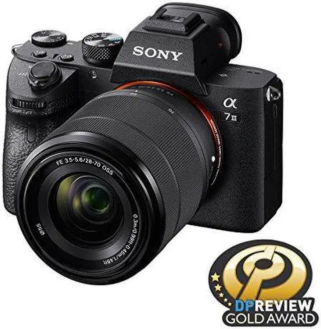 Alt view image 7 of 20 - Sony a7 III Full-frame Mirrorless Interchangeable-Lens Camera with 28-70mm Lens Optical with 3-Inch LCD, Black (ILCE7M3K/B)
