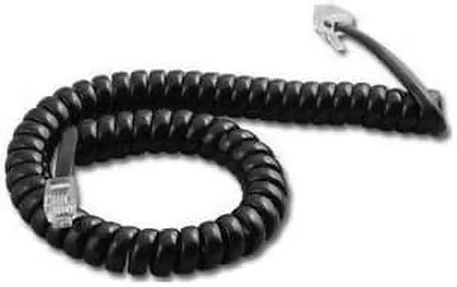 Alt view image 2 of 2 - NEC 9 Ft. Black Handset Cord For DSX, DTH, DTP, DTU, DTL, DTR, ITR Series Phones