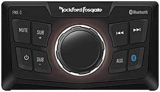 Alt view image 9 of 20 - Rockford Fosgate PMX-0 Punch Marine Motorcycle ATV Boat Digital Media Receiver