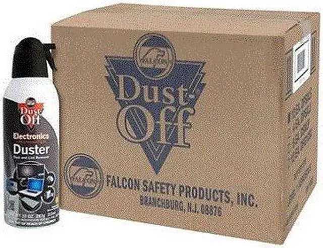 Alt view image 2 of 2 - dustoff compressed gas duster, pack of 8