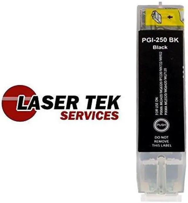 Alt view image 2 of 4 - Laser Tek Services® Black Compatible Ink Cartridge for the Canon PGI-250XL PGI250