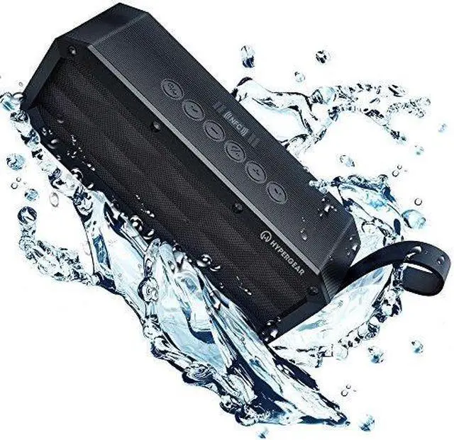 Alt view image 4 of 5 - HyperGear Beast XL Portable IPX6-Waterproof/Dustproof, Outdoor/Indoor Wireless Bluetooth Speakers V4.0 with Built-In Microphone, 30W Output Enhanced Bass Stereo Sound for All Bluetooth Devices