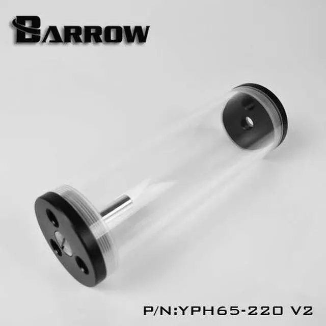 Alt view image 3 of 4 - Barrow Reservoir with Acrylic Tube, 65 x 220mm Tube Size, Clear Tube, Black POM