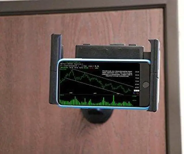 Alt view image 8 of 9 - Mobotron Universal iPad / Tablet / Smartphone Wall-Mount Holder - MH-209 Black