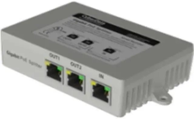 Alt view image 4 of 7 - CYBERDATA CD-011187 / 2 Port PoE Gigabit Switch