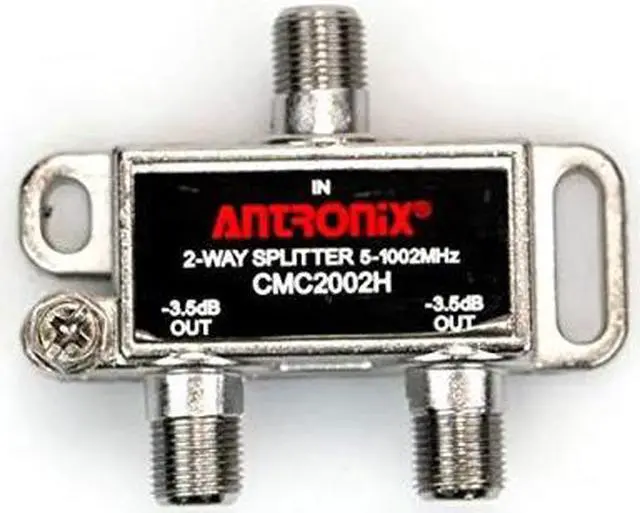 Alt view image 2 of 12 - Cable Modem&MOCA Coaxial 2-Way Splitter For Bidirectional RG6/RG59 Communication