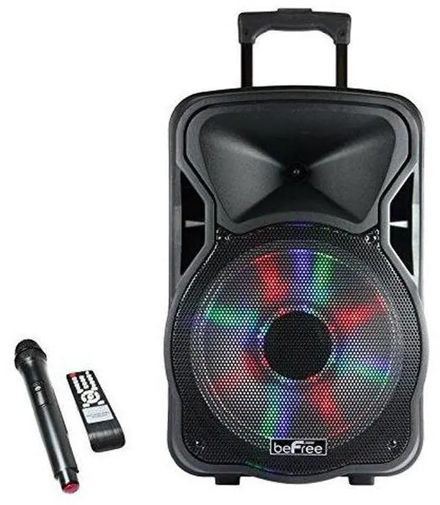 Alt view image 5 of 17 - Befree Sound BFS-5800 15 in. Bluetooth Rechargeable Party Speaker with Illuminating Light