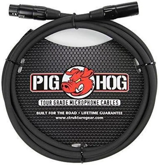 Alt view image 6 of 12 - Pig Hog 6' 8mm XLR Microphone Cable - 3 Pin XLR Male to 3 Pin XLR Female