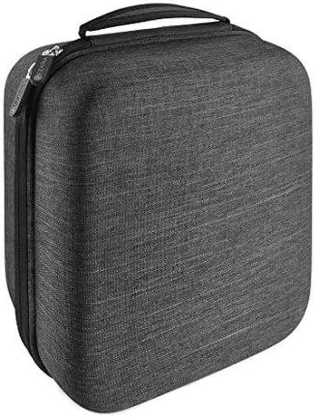 Alt view image 8 of 10 - Geekria Shield Case for Large-Sized Over-Ear Headphones, Replacement Protective Hard Shell Travel Carrying Bag with Cable Storage, Compatible with ATH-WP900, SONY MDR-Z7M2 (Drak Grey)