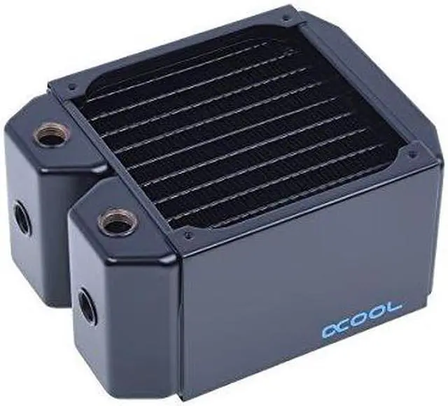 Alt view image 11 of 13 - Alphacool NexXxos Monsta Radiator 120, 120mm x 1, Single Fan, Black