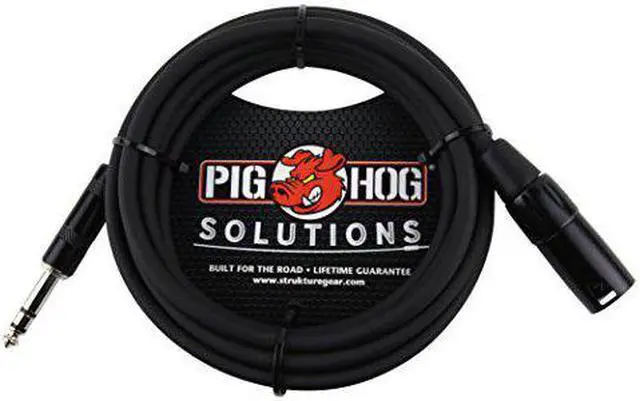 Alt view image 4 of 8 - Pig Hog PXTMXM50 50ft. TRS Male to XLR Male Balanced Cable