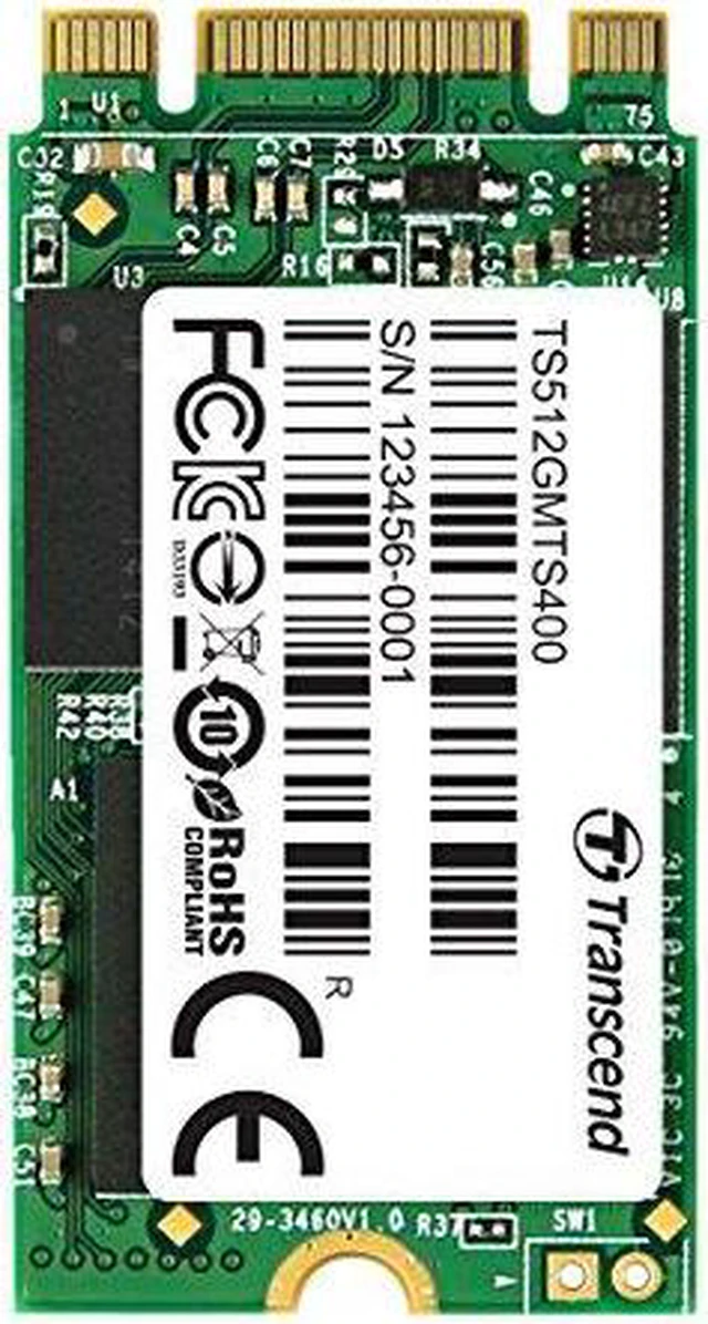 Alt view image 7 of 12 - Transcend Ts512gmts400 512 Gb Solid State Drive - M.2 2242 Internal - Sata (Sata/600)