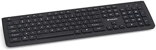Alt view image 9 of 20 - Verbatim 99793 Black USB RF Wireless Slim Keyboard