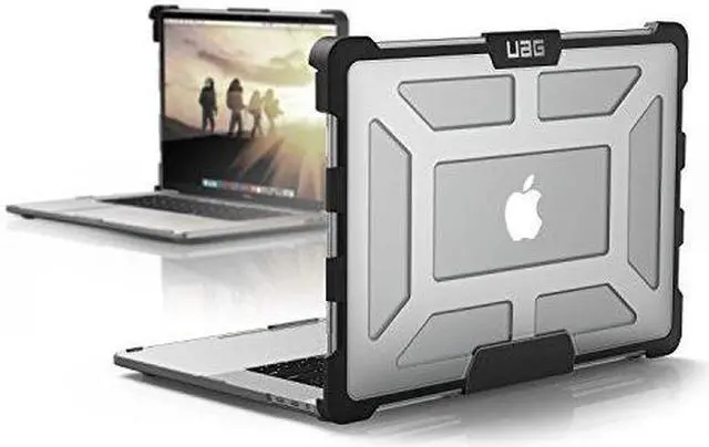 Alt view image 8 of 11 - UAG MacBook Pro 15-inch with Touchbar (4th Gen, 2016-2019) Feather-Light Rugged [Ice] Case