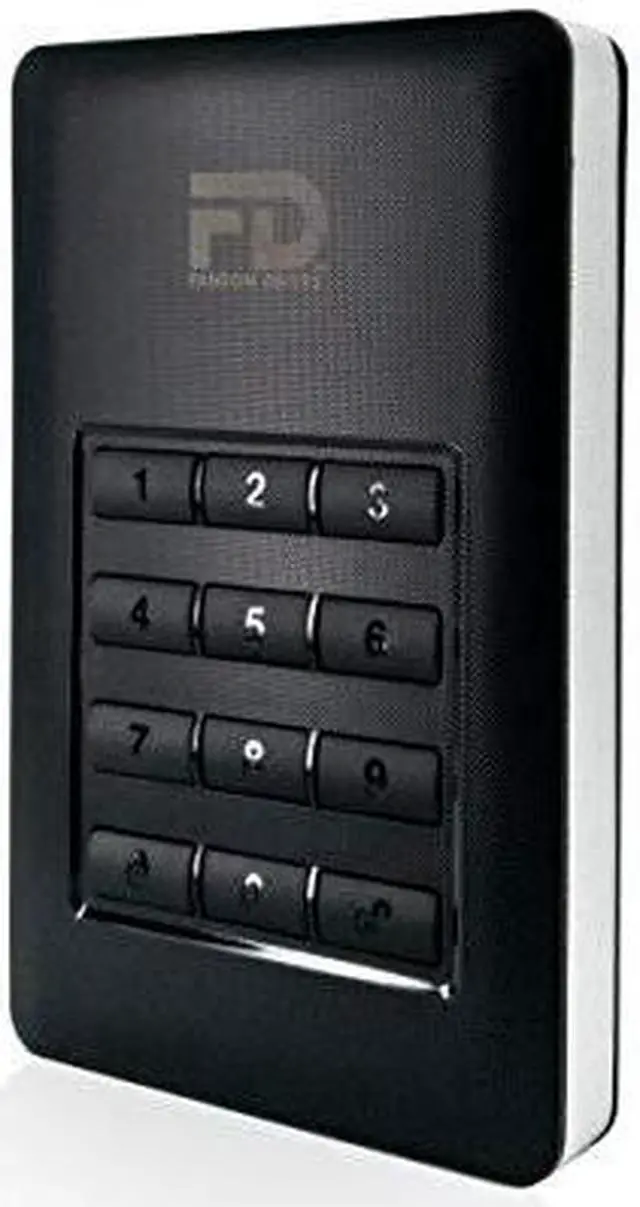 Alt view image 2 of 3 - Fantom Drives Datashield 2Tb Encrypted Ssd - 256-Bit Aes Hardware Encrypted - Usb 3.0/3.1 Gen 1 Portable Drive