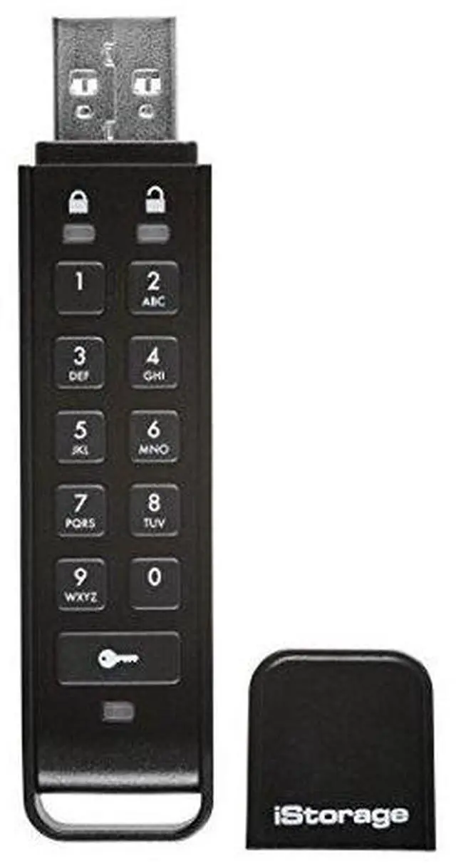 Alt view image 7 of 15 - iStorage datAshur Personal2 32GB Hardware Encrypted USB 3.0 Flash Drive AES-XTS 256-bit (IS-FL-DAP3-B-32)