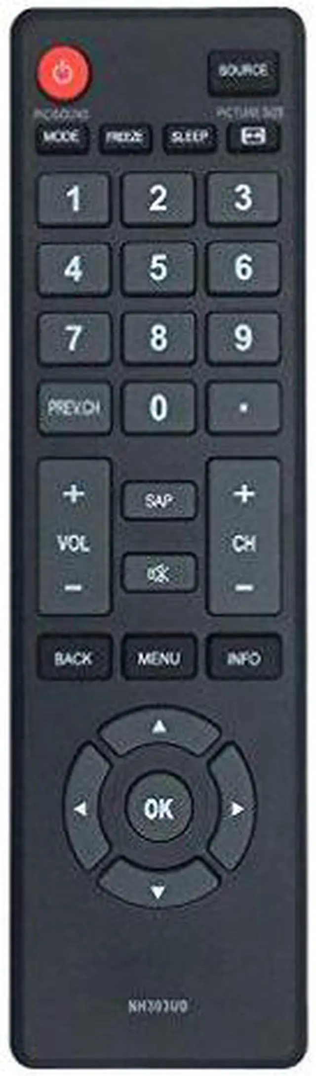 Alt view image 2 of 5 - new remote control nh303ud fit for emerson tv le391em4 lf320em4a lf391em4 lf461em4 lf320em5s le240em4 le320em4 lf320em4 lf501em