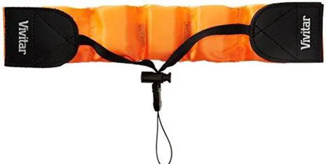 Alt view image 8 of 9 - Vivitar Floating Foam Camera Strap (Orange)