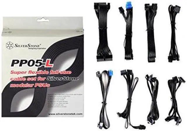 Alt view image 2 of 11 - full size cable set for SilverStone modular PSU