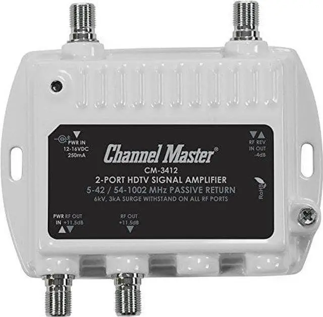 Alt view image 15 of 17 - Channel Master 3412 Ultra Mini Distribution Amplifier