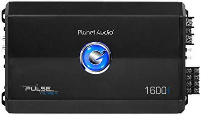 Alt view image 8 of 9 - Planet Audio Pulse 1600 Watt 4 Channel Full Range Class A/B Car Audio Amplifier