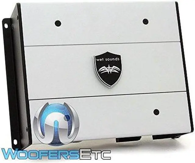 Alt view image 11 of 11 - Wet Sounds 600W 4-Channel Class D Hydro Tech Series Marine Amplifier