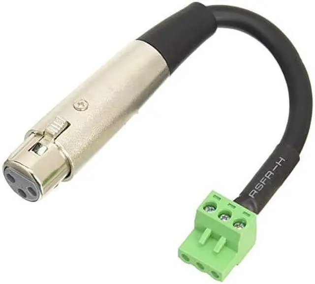 Alt view image 7 of 10 - Hosa Technology 6" Low-Voltage XLR3F to PHX3F Adapter #PHX-206F BULK